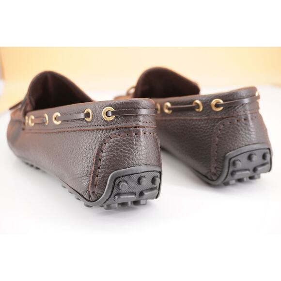 Bruno Magli Tino Mens Brown Leather moccasin Slip On Loafers Size 11.5 New $325